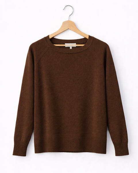 Maglia scatola pura lana donna