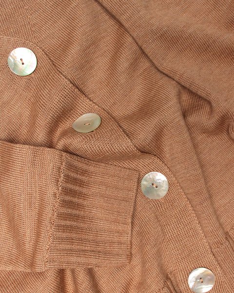 Cardigan scatola over pura lana donna