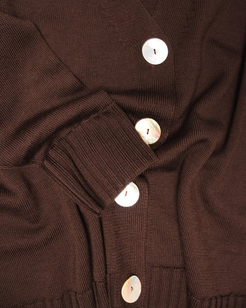 Cardigan scatola over pura lana donna