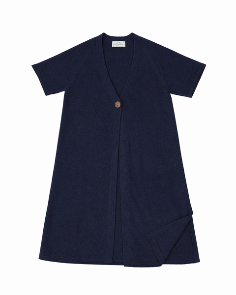 Maxicardigan donna cotone-lino