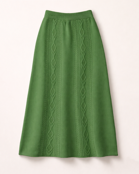 Gonna losanghe pura lana donna