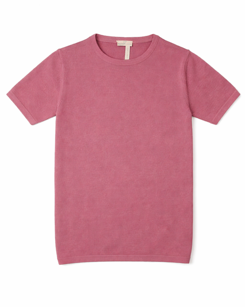 Maglia manica corta basica in puro cotone bio bimbi unisex