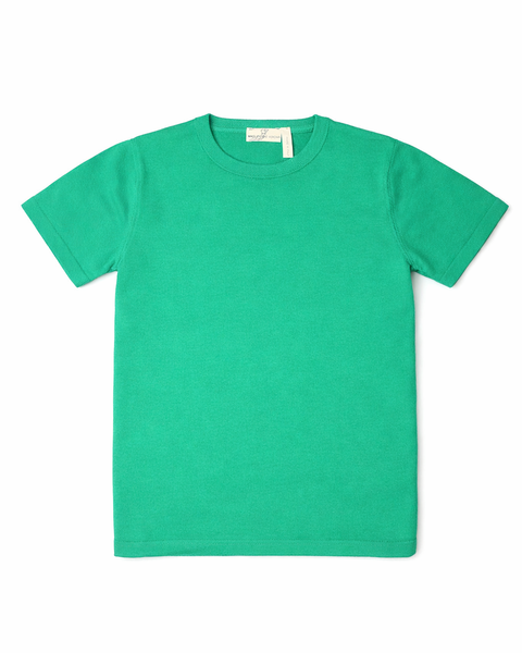 Maglia manica corta basica in puro cotone bio bimbi unisex