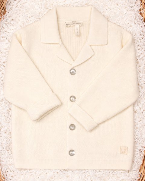 Blazer neonato in puro cotone bio