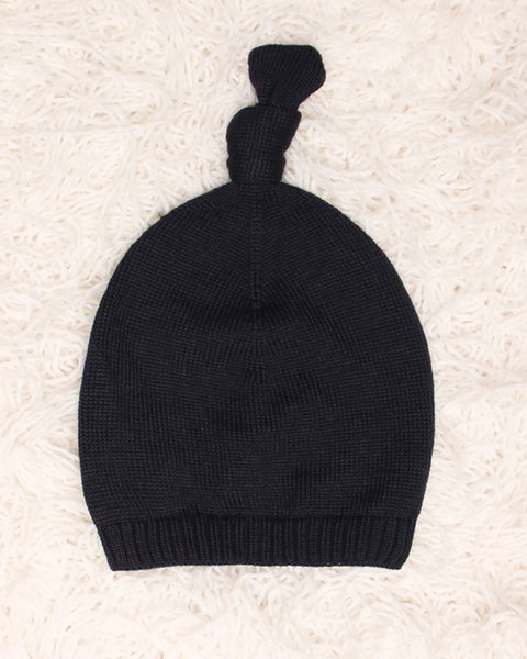 Berrettino nodo in pura lana merinos