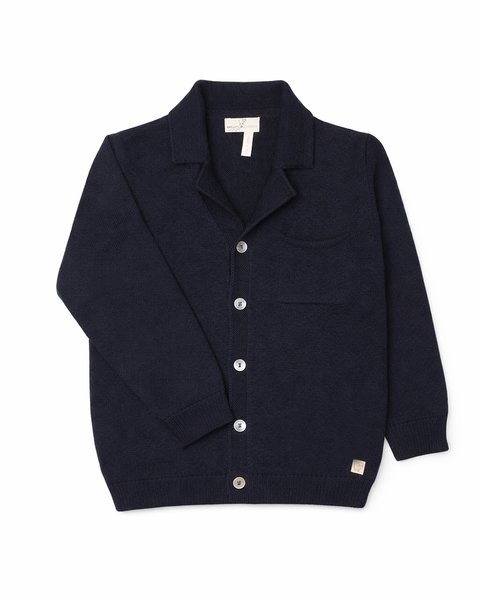 Giacca blazer bimbo in pura lana merino