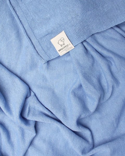 Copertina culla in puro lino e puro cotone