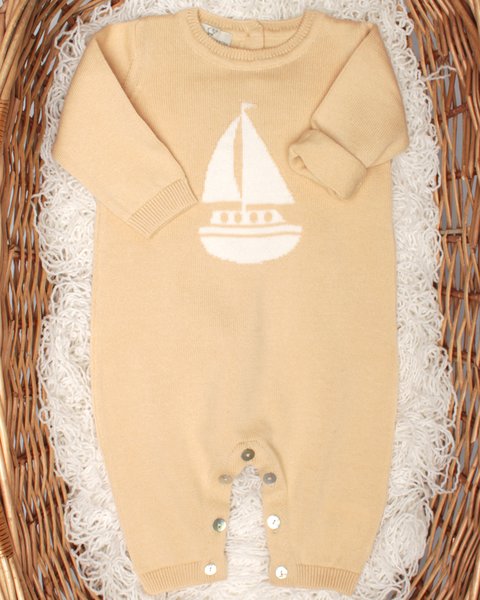 Tutina barchetta puro cotone bio