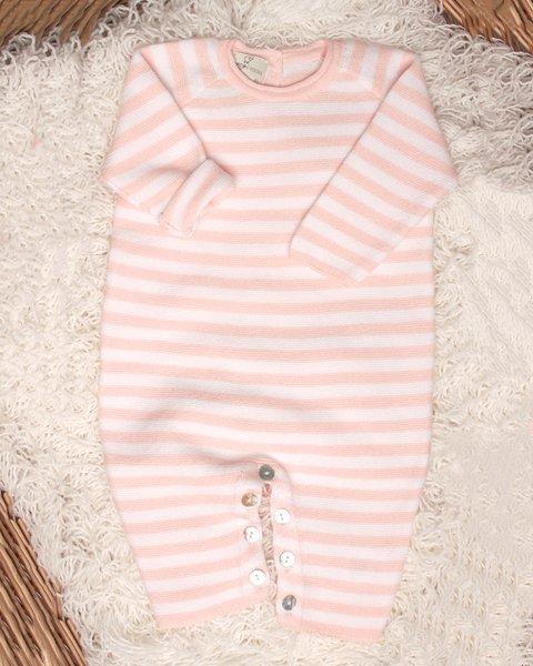 Tutina rigata puro cotone bio