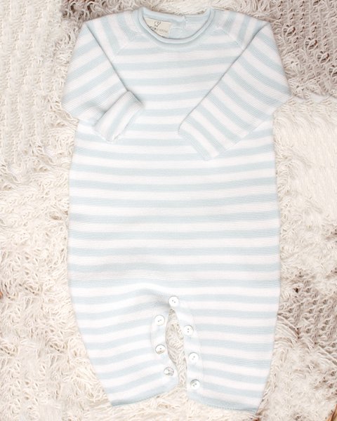 Tutina rigata puro cotone bio