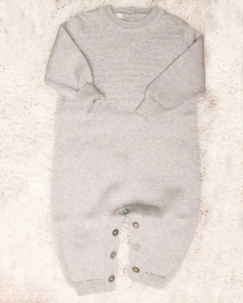 Tutina punzonata in pura lana merinos