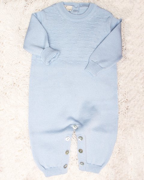 Tutina punzonata in pura lana merinos