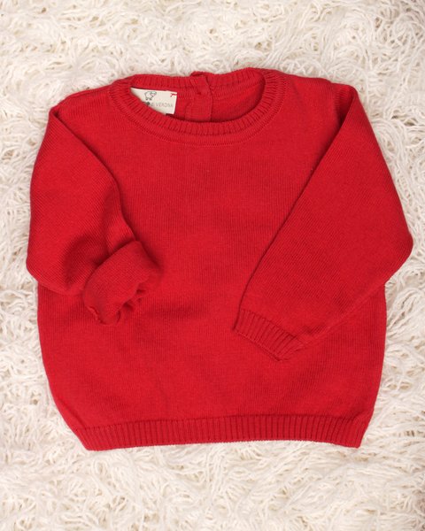 Maglioncino basic in puro cotone bio