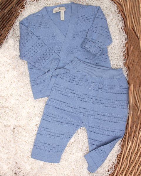 Completo lungo venezia in puro cotone bio neonati