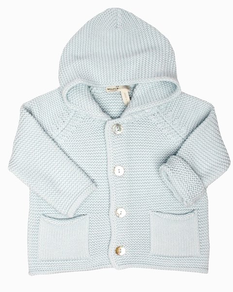 Giacca con cappuccio puro cotone bio