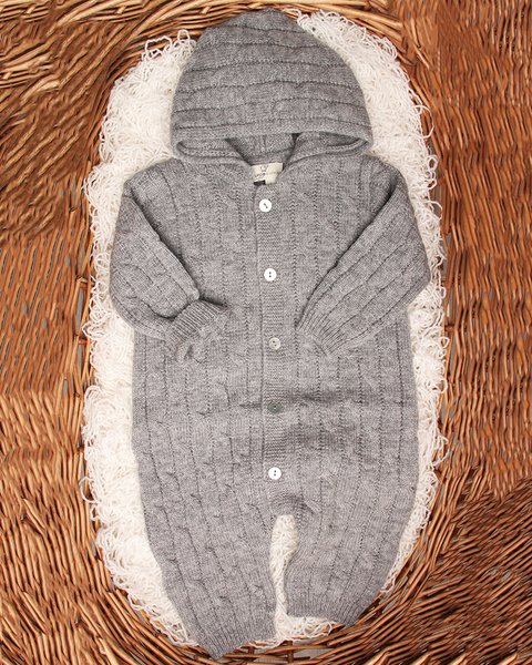 Tutona da uscita trecce in pura lana merino ultrafine