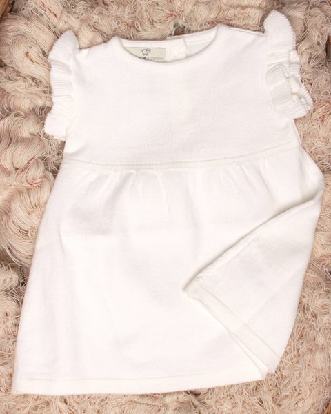 Vestitino rouches puro cotone bio