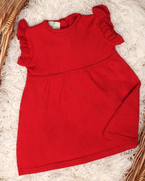 Vestitino rouches puro cotone bio