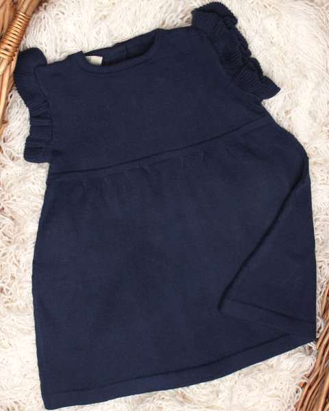 Vestitino rouches puro cotone bio