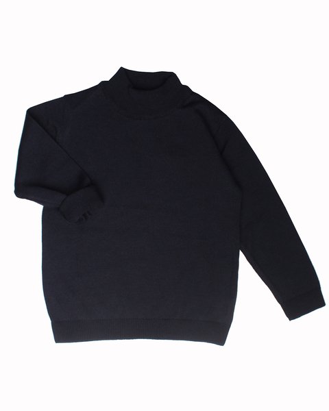 Lupetto maglia basico pura lana merinos