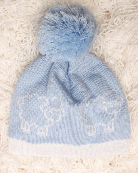 Woolly - cappellino neonato invernale in pura lana merino
