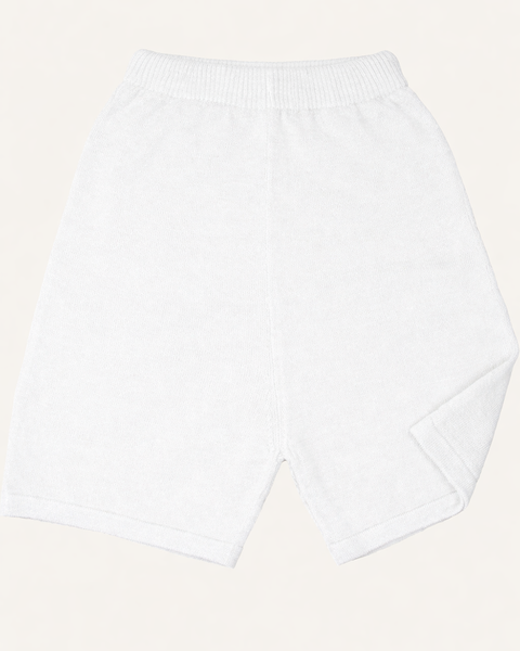Pantalone corto bimbi in puro lino e puro cotone