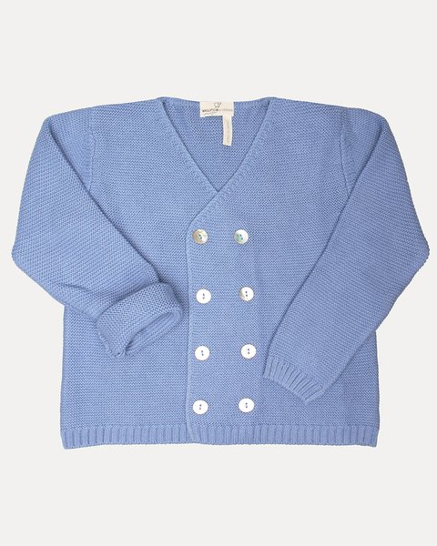 Giacchina doppiopetto bimbi puro cotone bio