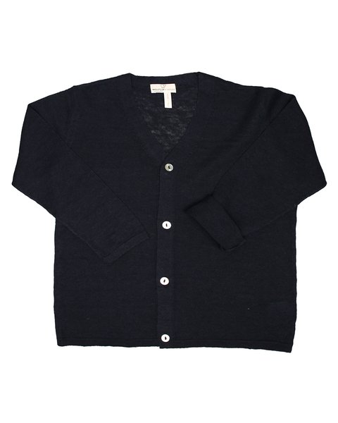 Cardigan bimbi in puro lino e puro cotone