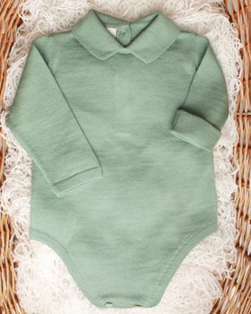 body neonato lana merino